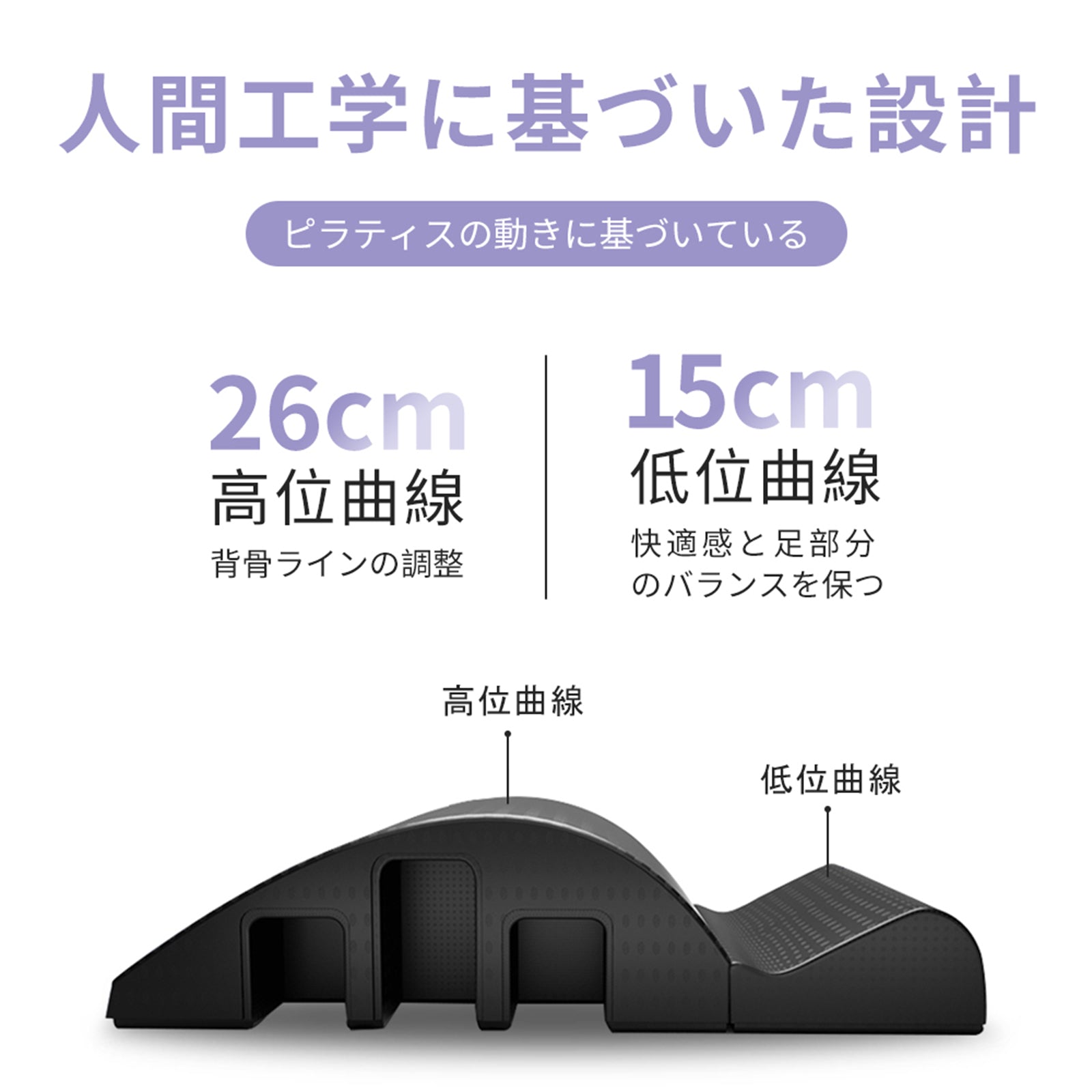 RITFIT 多機能ピラティスバレル スパインコレクター 5色