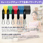 RITFIT トレーニングチューブセット 強度別5本セット