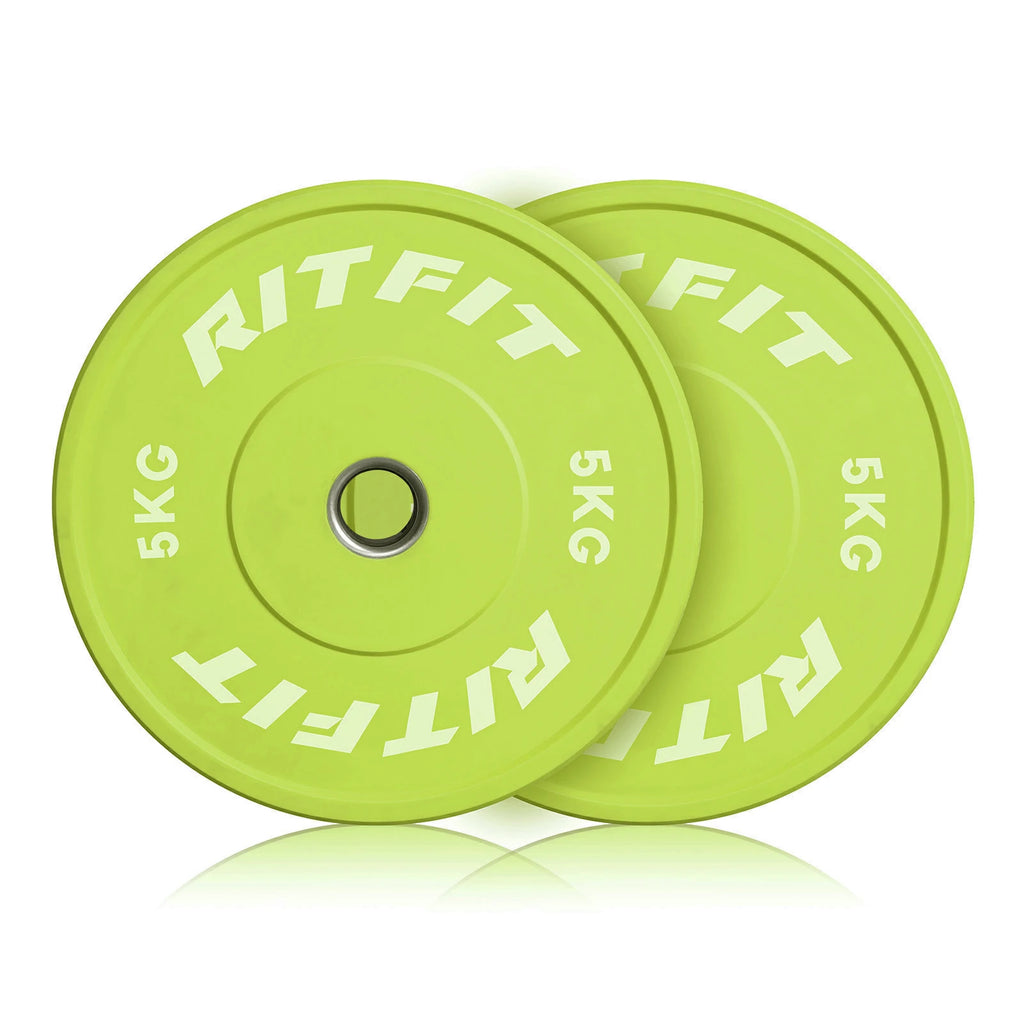 RITFIT 5kgグリーンウエイトプレート
