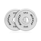 不锈钢杠铃片5kgX2
