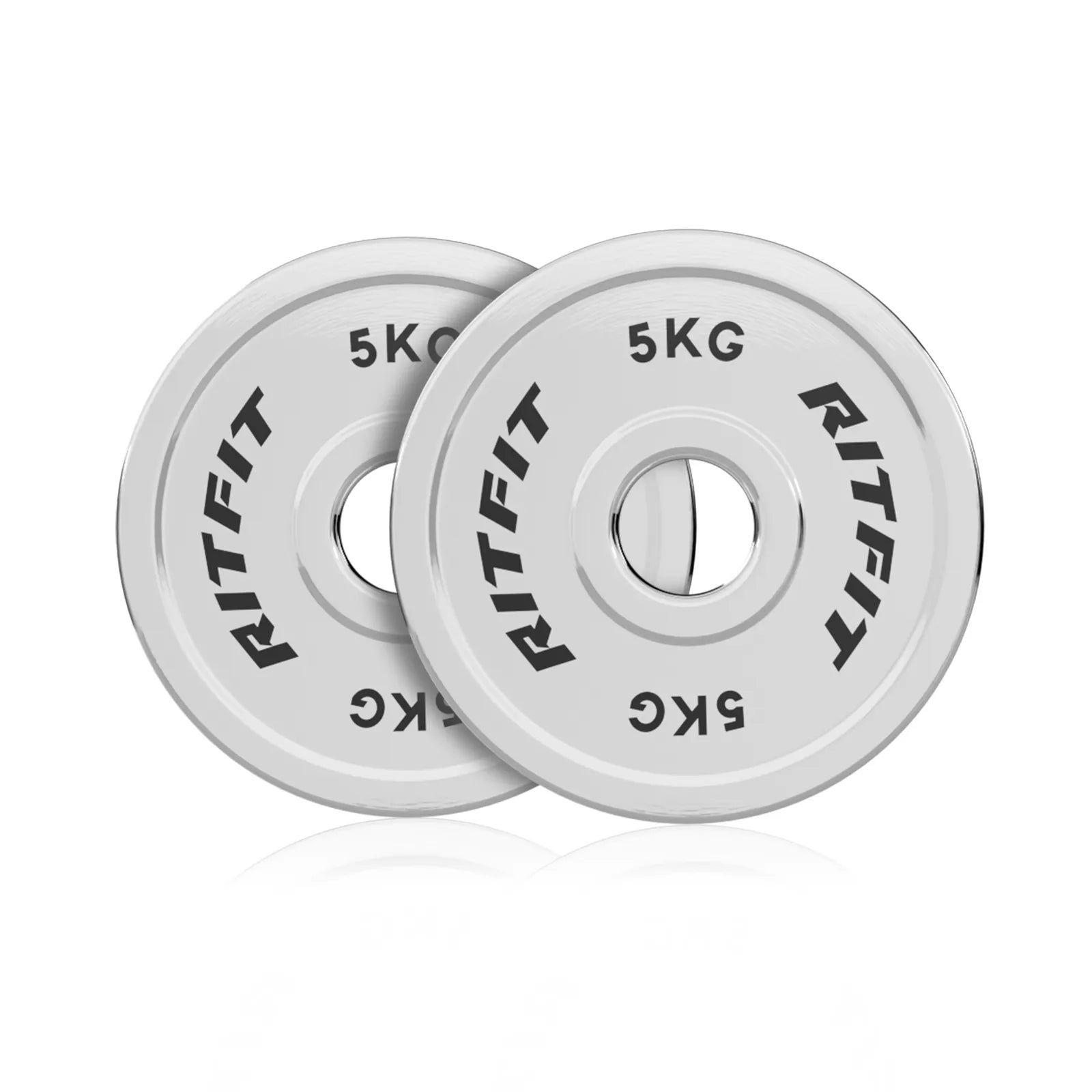 不锈钢杠铃片5kgX2