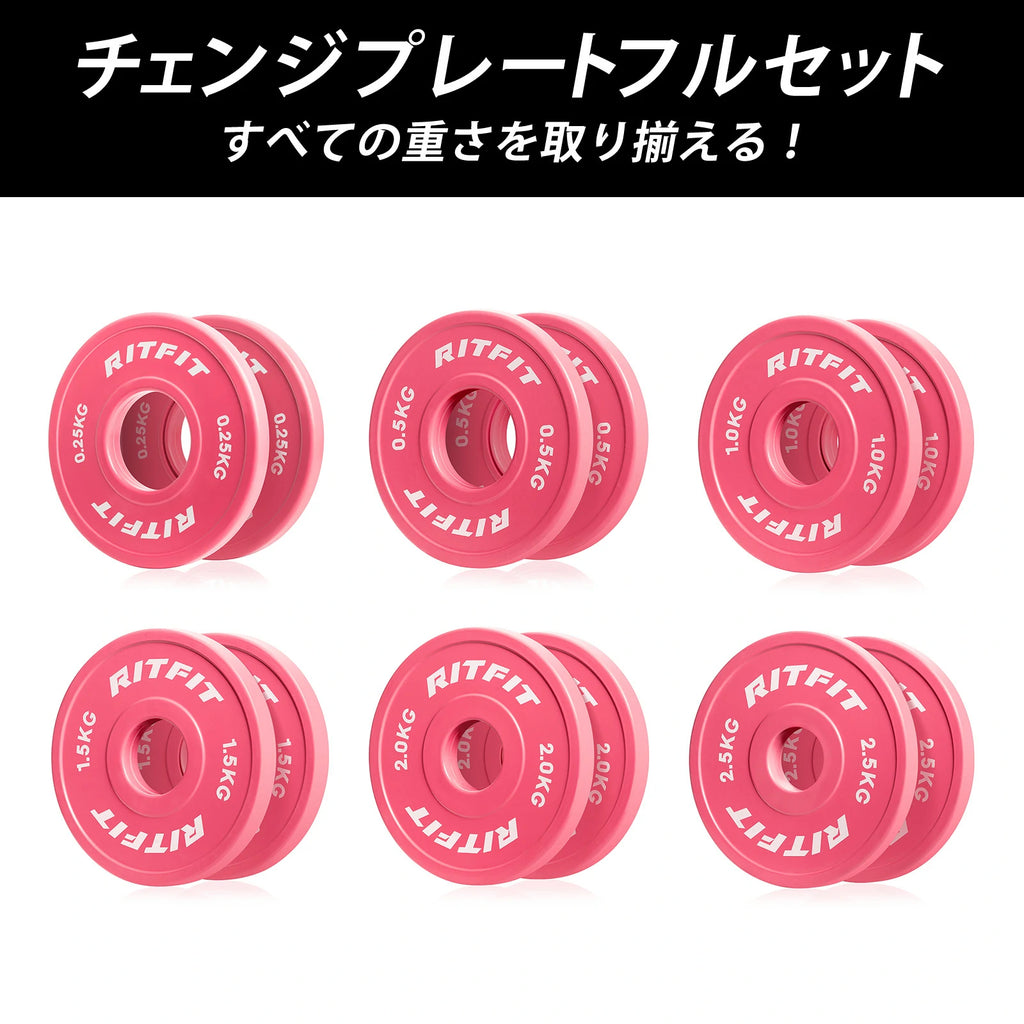 RITFIT ダンベルプレート・0.25/0.5/1/1.5/2/2.5kg