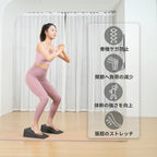 RITFIT スクワットウェッジブロックは脊椎ケガ防止、関節への負荷の減少、体幹の強さを向上、脹脛のストレッチ