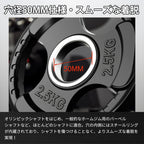RITFIT アイアンプレート 50mm 2.5/5/10/15/20/25kg 6タイプ重量