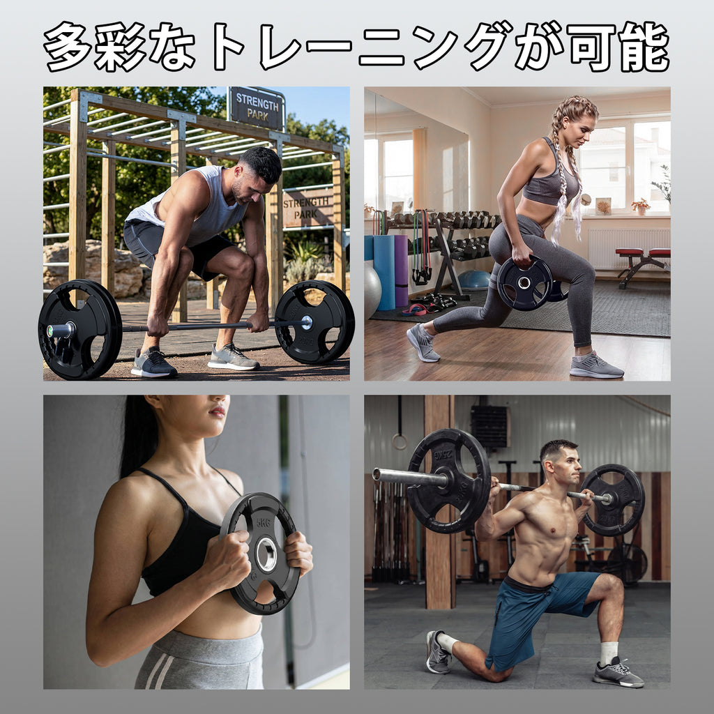 RITFIT アイアンプレート 50mm 2.5/5/10/15/20/25kg 6タイプ重量