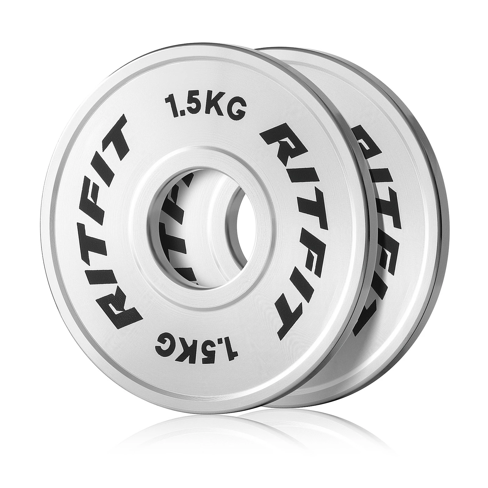Ritfitステンレスダンベルプレート 0.25kg/0.5kg/1kg/1.25kg/1.5